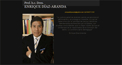Desktop Screenshot of enriquediazaranda.com