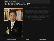 Tablet Screenshot of enriquediazaranda.com